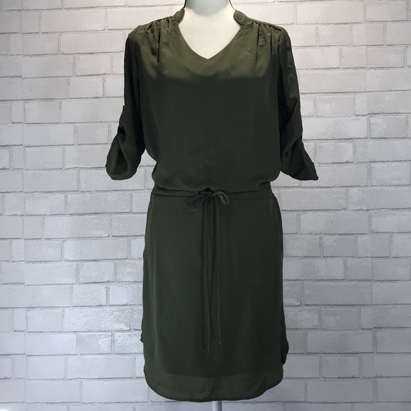 Stitch Fix Dresses & Skirts - Stitch Fix Renee C Olive Green Shirt Dress